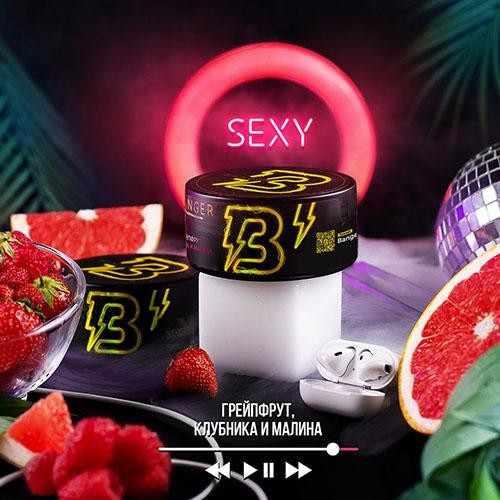 Табак Banger Sexy (Грейпфрут Клубника Малина) 100 гр 