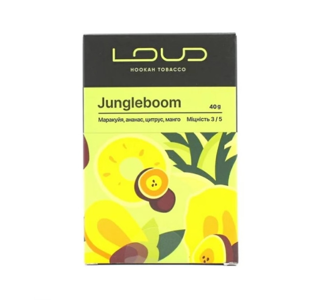 Табак Loud Jungleboom (Маракуйя, ананас, цитрус, манго) 40 грамм 