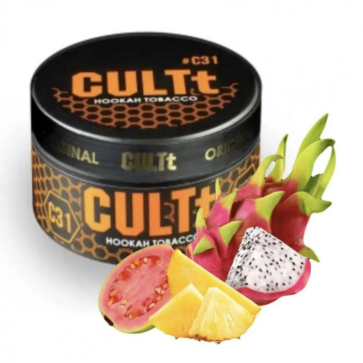 Табак CULTt C31 Pitaya Guava Pineapple (Питайя Гуава Ананас) 100 грамм в интернет магазине кальянов фото 1