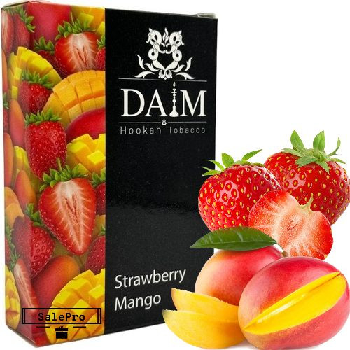 Табак Daim Strawberry Mango (Клубника Манго) 50 гр   в интернет магазине кальянов фото 1