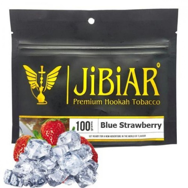 Табак JIBIAR - BLUE STRAWBERRY (КЛУБНИКА БЛЮ) РЕПЛИКА 100 Гр  