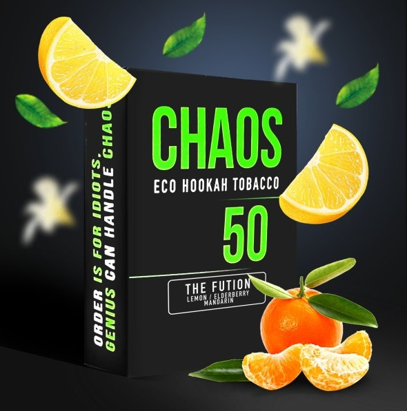 Табак Chaos The Fution (Лимонад Бузина Мандарин) 50 грамм  
