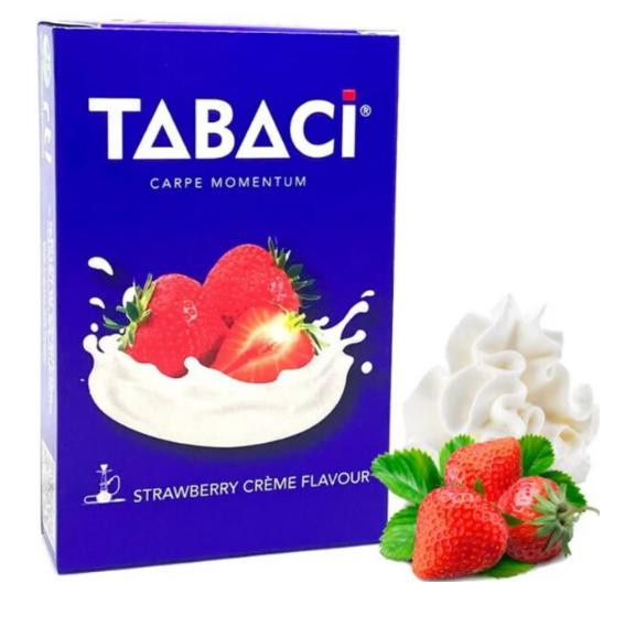 Тютюн Tabaci Strawberry Сreme (Полуниця Вершки) 50 грам в интернет магазине кальянов фото 1