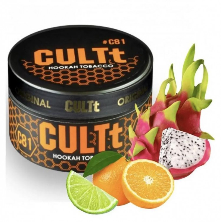 Табак CULTt C81 Pitaya Lime Orange (Питайя Лайм Апельсин) 100 грамм в интернет магазине кальянов фото 1
