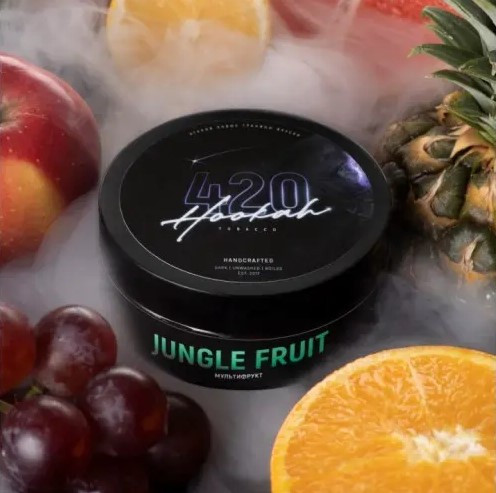 Табак 420 Jungle Fruit (Джангл Фрут) 250 грамм  в интернет магазине кальянов фото 1