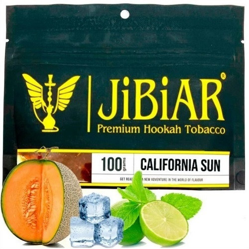 Табак JIBIAR - CALIFORNIA SUN (СОЛНЕЧНАЯ КАЛИФОРНИЯ) 100 ГРАММ  в интернет магазине кальянов фото 1