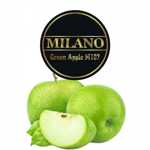 ТАБАК MILANO GREEN APPLE M107 (ЗЕЛЕНОЕ ЯБЛОКО) 100 ГРАММ  