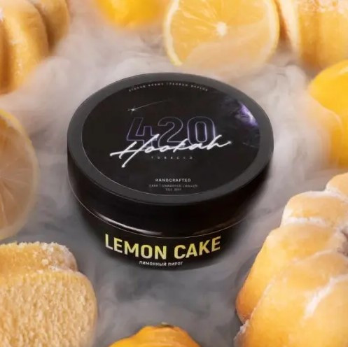 Табак 420 Lemon Cake (Лимон Пирог) 250 грамм  в интернет магазине кальянов фото 1