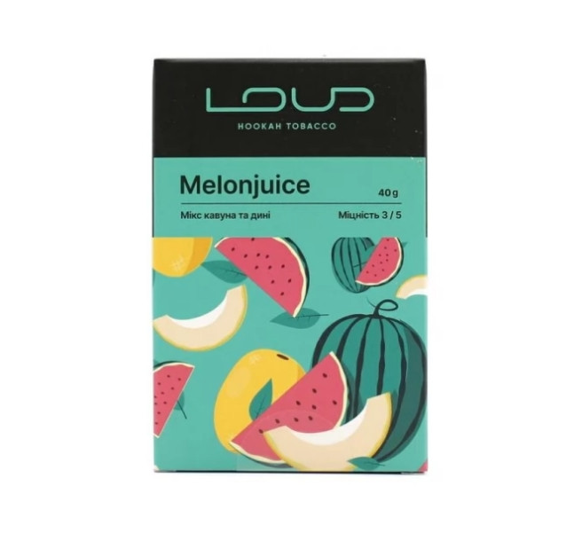 Табак Loud Melonjuice (Арбуз Дыня) 40 грамм в интернет магазине кальянов фото 1