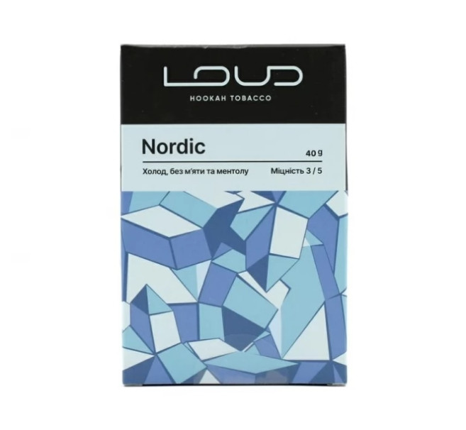 Табак Loud Nordic (Холод) 40 грамм в интернет магазине кальянов фото 1