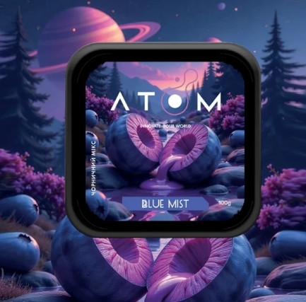 Табак Atom Blue Mist (Черничный микс) 100 грамм  