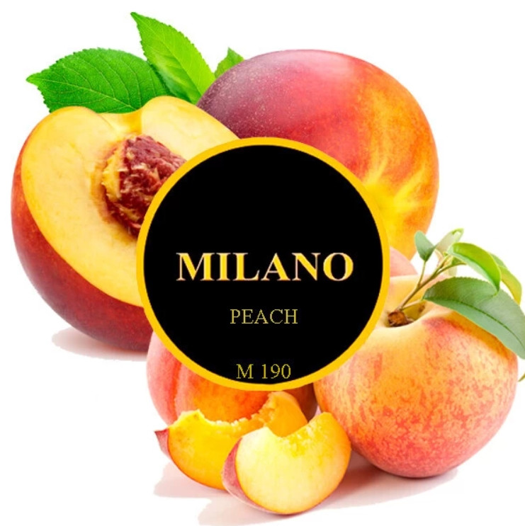 Табак Milano Peach M190 (Персик) 100 грамм в интернет магазине кальянов фото 1