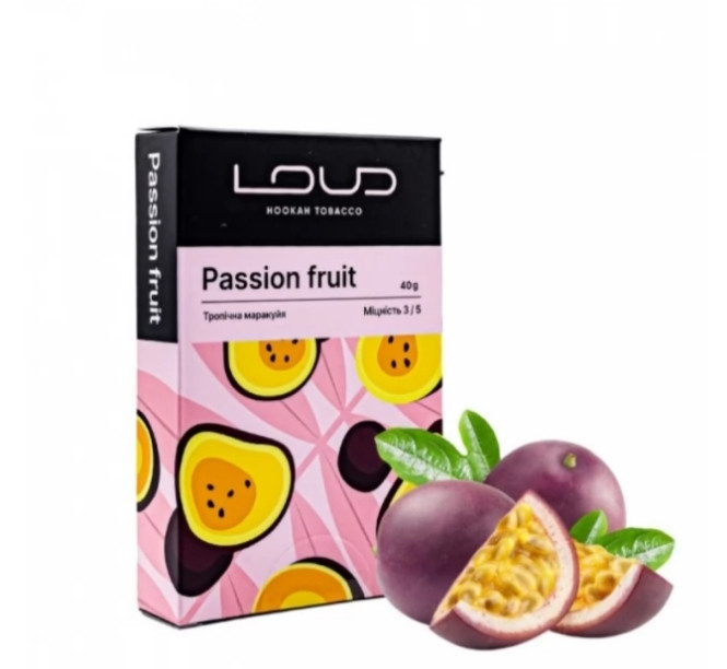 Табак Loud Passion Fruit (Маракуйя) 40 грамм в интернет магазине кальянов фото 1