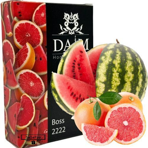 Табак Daim Boss 2222 (Арбуз Грейпфрут) 50 гр    в интернет магазине кальянов фото 1