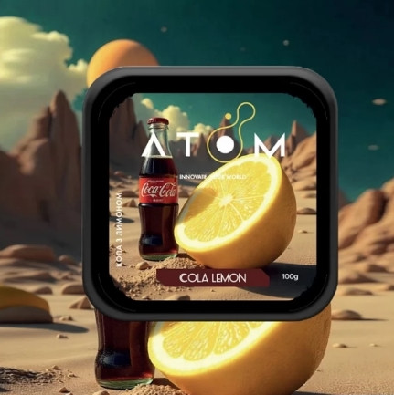 Табак Atom Cola Lemon (Кола, Лимон) 100 грамм 