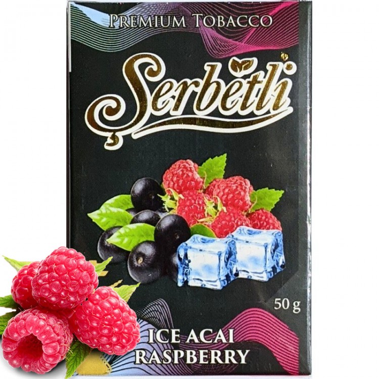 Табак Serbetli - ICE ACAI RASPBERRY (ЛЕД АСАИ МАЛИНА) 50гр   