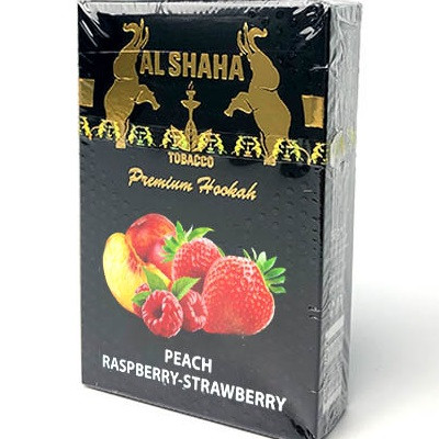 Табак Al Shaha - Персик Малина Клубника (Peach Raspberry Strawberry) 50 грамм   