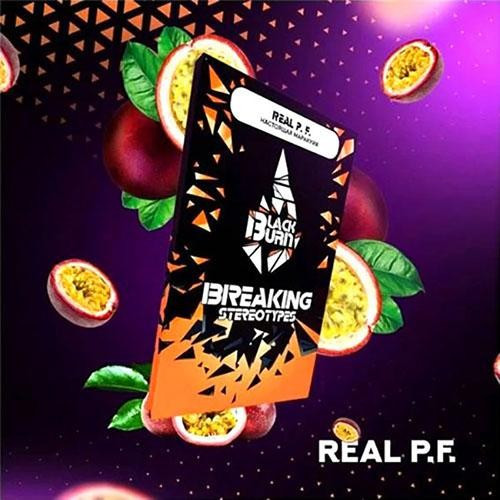 Табак Black Burn Real P.F.(Маракуйя) 100 гр в интернет магазине кальянов фото 1