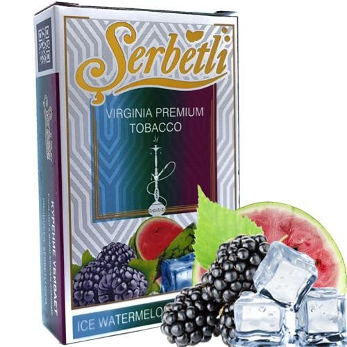 Табак Serbetli Ice Watermelon Blackberry (Лед Арбуз Ежевика) 50гр  
