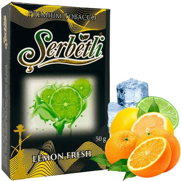 ТАБАК SERBETLI LEMON FRESH (ЛИМОННЫЙ ФРЕШ) 50ГР 