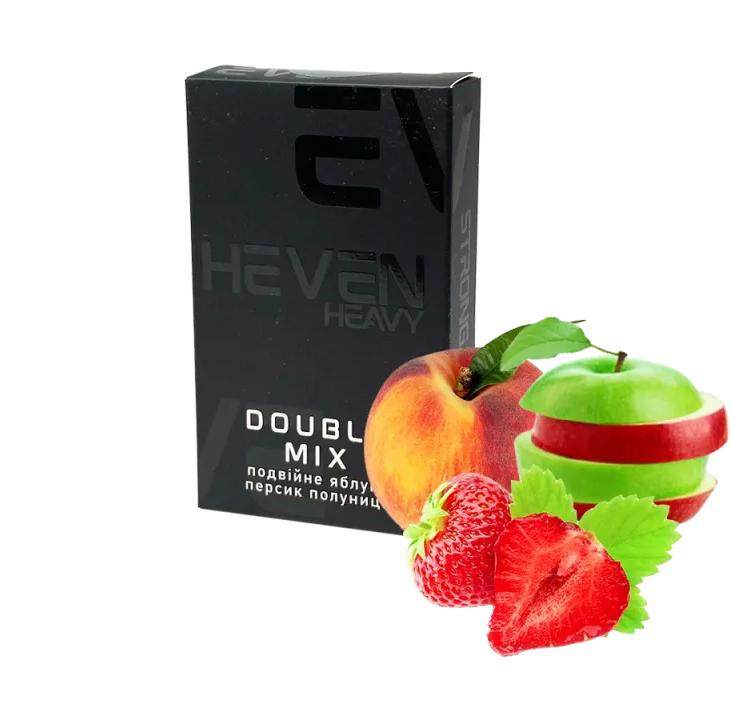 Табак Heven Double Mix (Двойное яблоко, Клубника, Персик) 50 грамм 