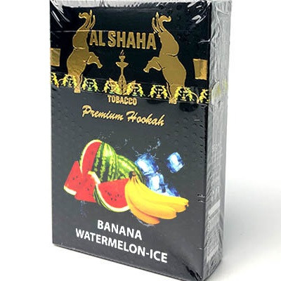 Табак Al Shaha - Банан Арбуз Лед (Banana Watermelon Ice) 50 грамм   