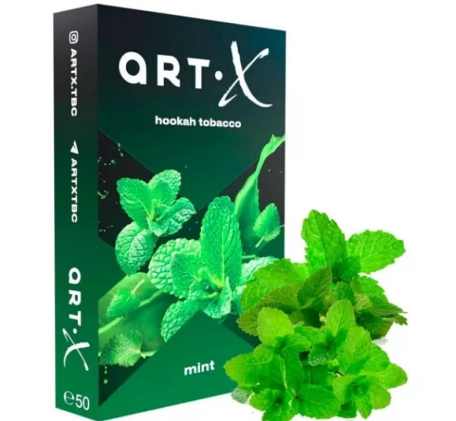 Табак Art X Mint (Мята) 50 грамм         в интернет магазине кальянов фото 1