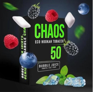 Табак Chaos Bubble Juice (Жвачка, Фруктовый Лед) 50 грамм 