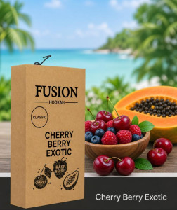 Табак Fusion Classic Cherry Berry Exotic (Вишня Ягоды Папайя) 100 грамм