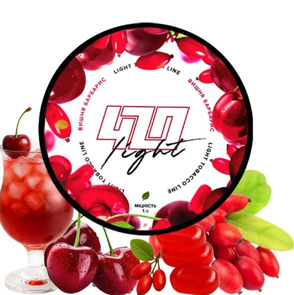 Табак 420 Light Вишня Барбарис 100 грамм 