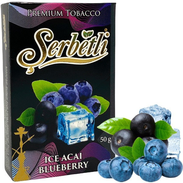 Табак Serbetli Ice Acai Blueberry (Лед Асаи Черника) 50гр    