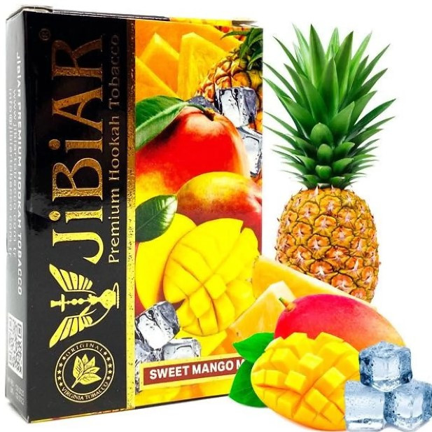 Табак Jibiar Sweet Mango Mix (Сладкий Манго Микс) 50 грамм в интернет магазине кальянов фото 1