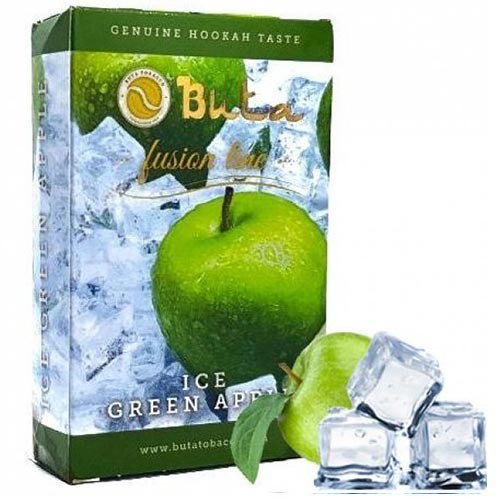 ТАБАК BUTA FUSION - Ice Green Apple (Лед Зеленое Яблоко) 50 гр   