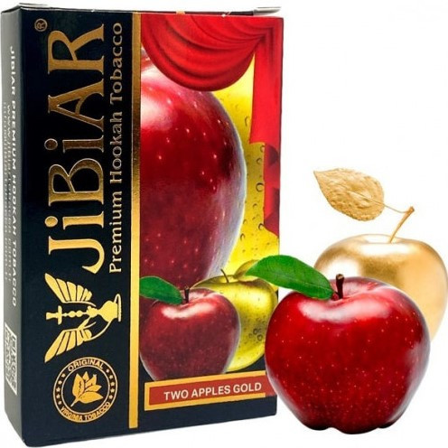 Табак Jibiar Two Apple Gold (Два Яблока Голд) 50 грамм 