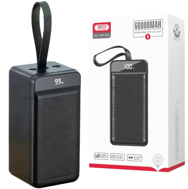 Повербанк XO PR159 60000 mAh 