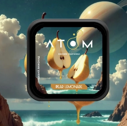 Табак Atom Pear Lemonade (Грушевый лимонад) 100 грамм  в интернет магазине кальянов фото 1