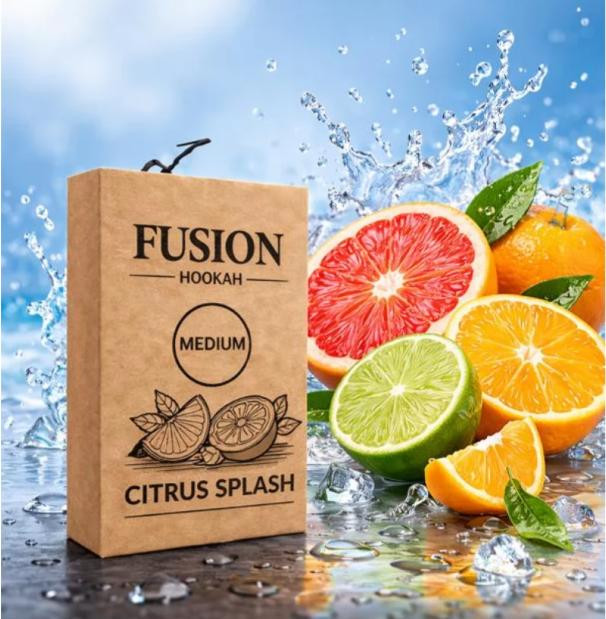 Табак Fusion Medium Citrus Splash (Лайм Грейпфрут Апельсин) 100 грамм 