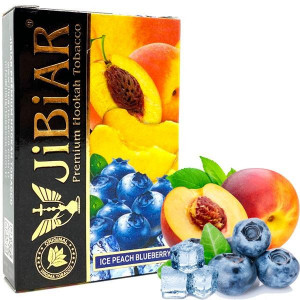 Табак Jibiar Ice Peach Blueberry (Лед Персик Черника) 50 гр    