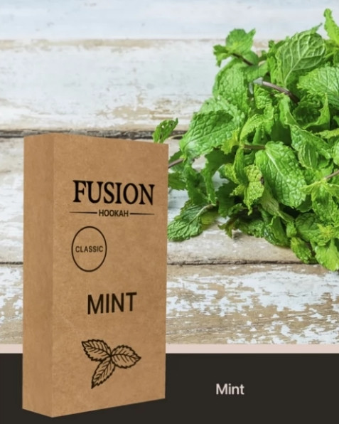 Табак Fusion Classic - Мята (Mint) 100 Грамм в интернет магазине кальянов фото 1