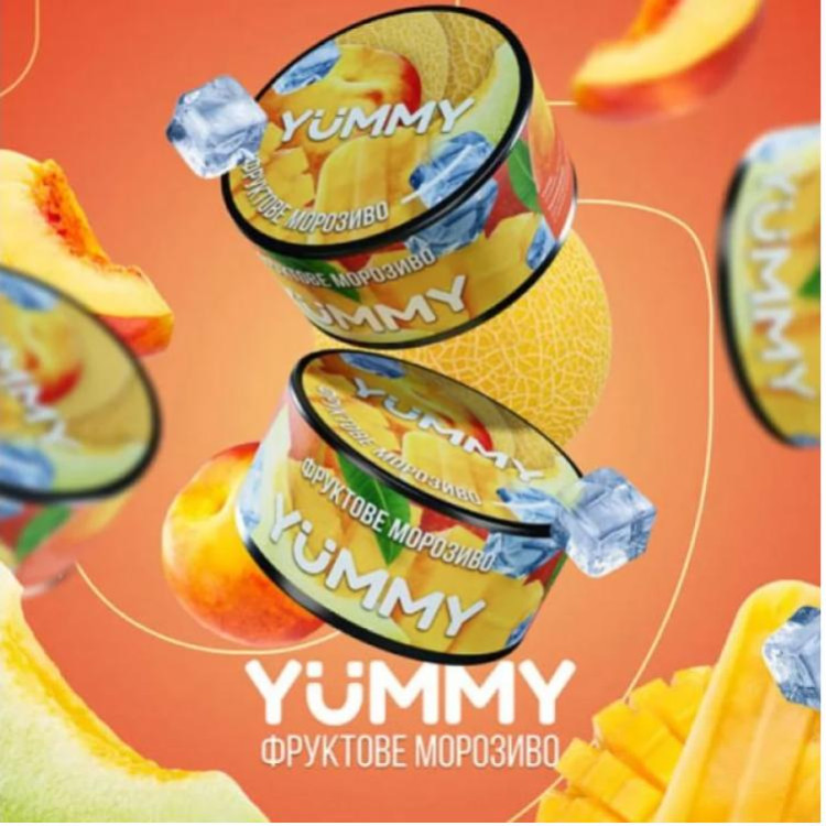 Табак Yummy Фруктовое мороженое 100 грамм 