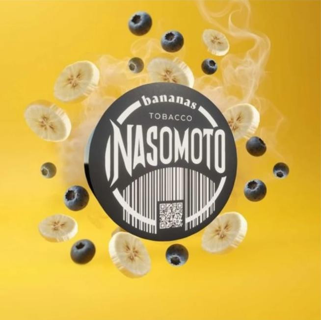 Табак Nasomoto Bananas (Банан Черника) 50 грамм в интернет магазине кальянов фото 1