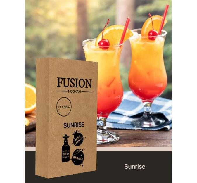 Табак Fusion Classic Sunrise (Текила Сайрайз) 100 грамм в интернет магазине кальянов фото 1