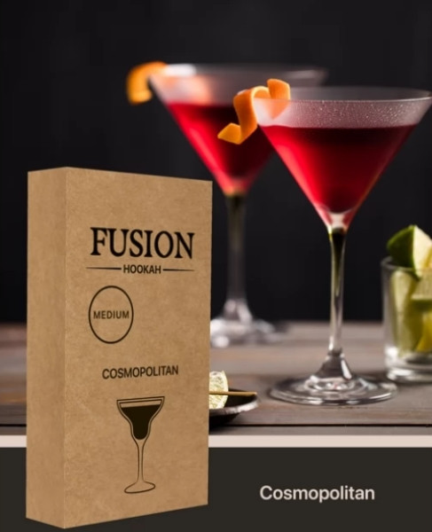 ТАБАК FUSION MEDIUM - COSMOPOLITAN (КОСМОПОЛИТАН) 100 ГРАММ в интернет магазине кальянов фото 1