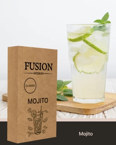 Табак Fusion Classic - Мохито (Mojito) 100 Грамм  в интернет магазине кальянов фото 1