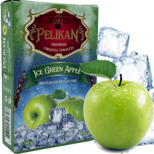 Табак Pelikan Ice Green Apple (Лед Зелене Яблоко) 50 грамм 