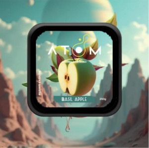 Табак Atom Basil Apple (Базилик, Яблоко) 200 грамм