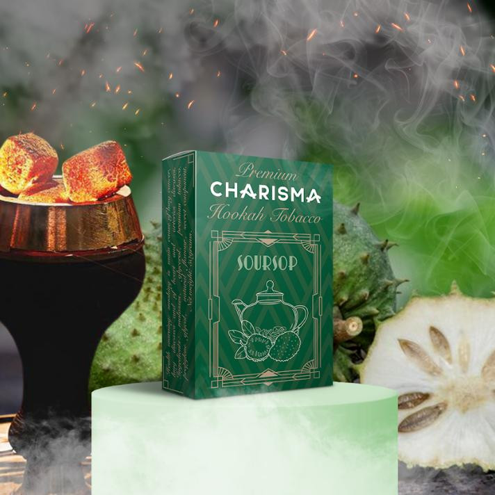 Табак CHARISMA Soursop (Саусеп) 50 грамм в интернет магазине кальянов фото 1