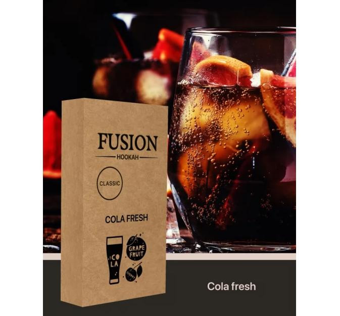 Табак Fusion Classic Cola Fresh (Кола Вишня Грейпфрут) 100 грамм 