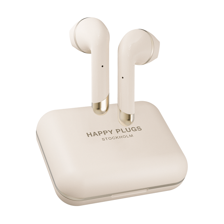 Беспроводные Наушники Happy Plugs Air 1 PLUS True Wireless бежевое золото 
