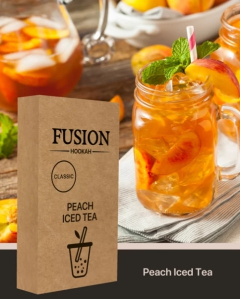 Табак Fusion Classic - Персиковый Чай (Peach Iced Tea) 100 Грамм  